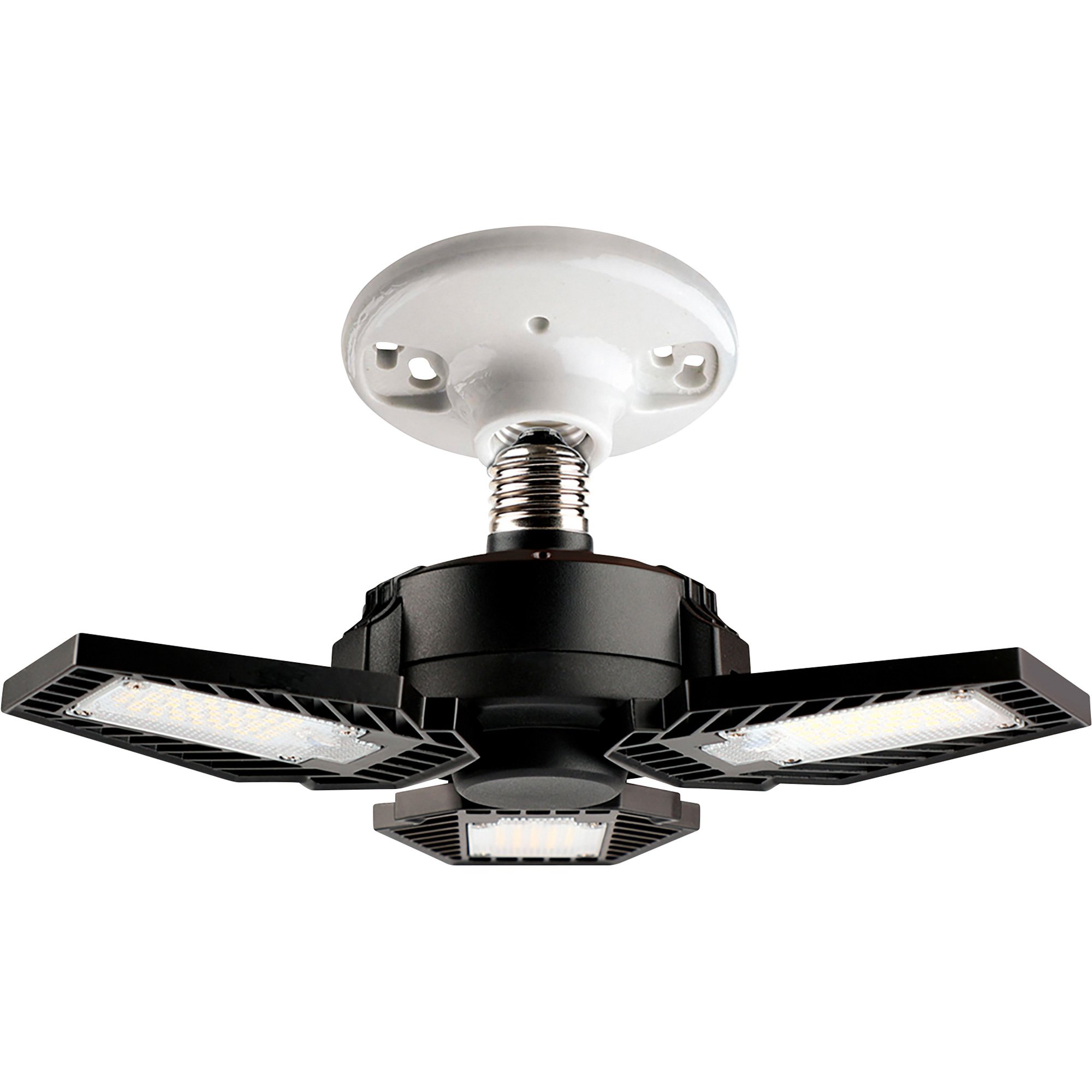 Pinegreen Lighting LED 3-Panel Folding Utility/Garage Light — 6000 Lumens, Model# CL-BU-P60